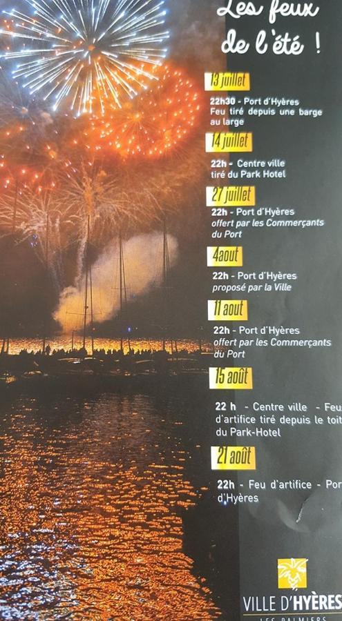 Hyeres Parc- Vue Mer Meditterannee Ngoại thất bức ảnh